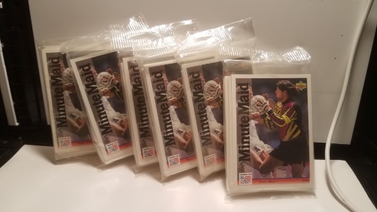 LOT OF 6 SEALED UD 1994 WORLD CUP SOCCER TEAM SETS HARD TO FIND MINT