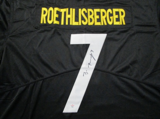 Ben Roethlisberger of the Pittsburgh Steelers signed autographed football jersey PAAS COA 964