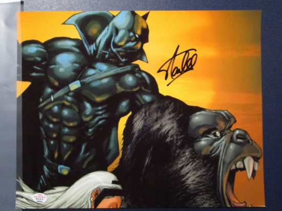 Stan Lee Black Panther signed autographed 8x10 photo PAAS COA LAST 158