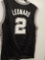 SPURS KAWHI LEONARD XL BLACK JERSEY  WITH TAGS