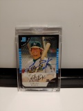 OAKLAND A'S RARE NUMERED AUTOGRAPHED BOWMAN BUYBACK TRAVIS BUCK