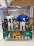 STARTING LINE UP LARGE SIZE JOE NAMATH JOHNNY UNITAS NEW IN BOX