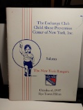 NEW YORK RANGERS 1997 HOCKEY PROGRAM EXCELLENT CONDITION