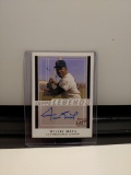 WILLIE MAYS SIGNED TOPPS CARD TOPPS COA