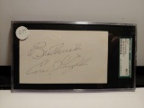 YANKEES ENOS SLAUGHTER SIGNED AND SLABBED SGC AUTHENTICATED