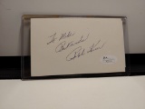 RALPH KINER SIGNED 3X5 WITH JSA COA CERTIFIED