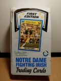 FIRST EDITION NOTRE DAME FULL WAX BOX JOE MONTANA COLLEGE CARD