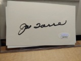 JOE TORRE  SIGNED 3X5 JSA COA YANKEES