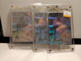 LOT OF 3 MICKEY MANTLE HOLOGRAM CARDS