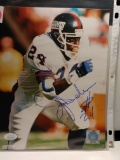 GIANTS O.J ANDERSON SIGNED 8X10 JSA COA