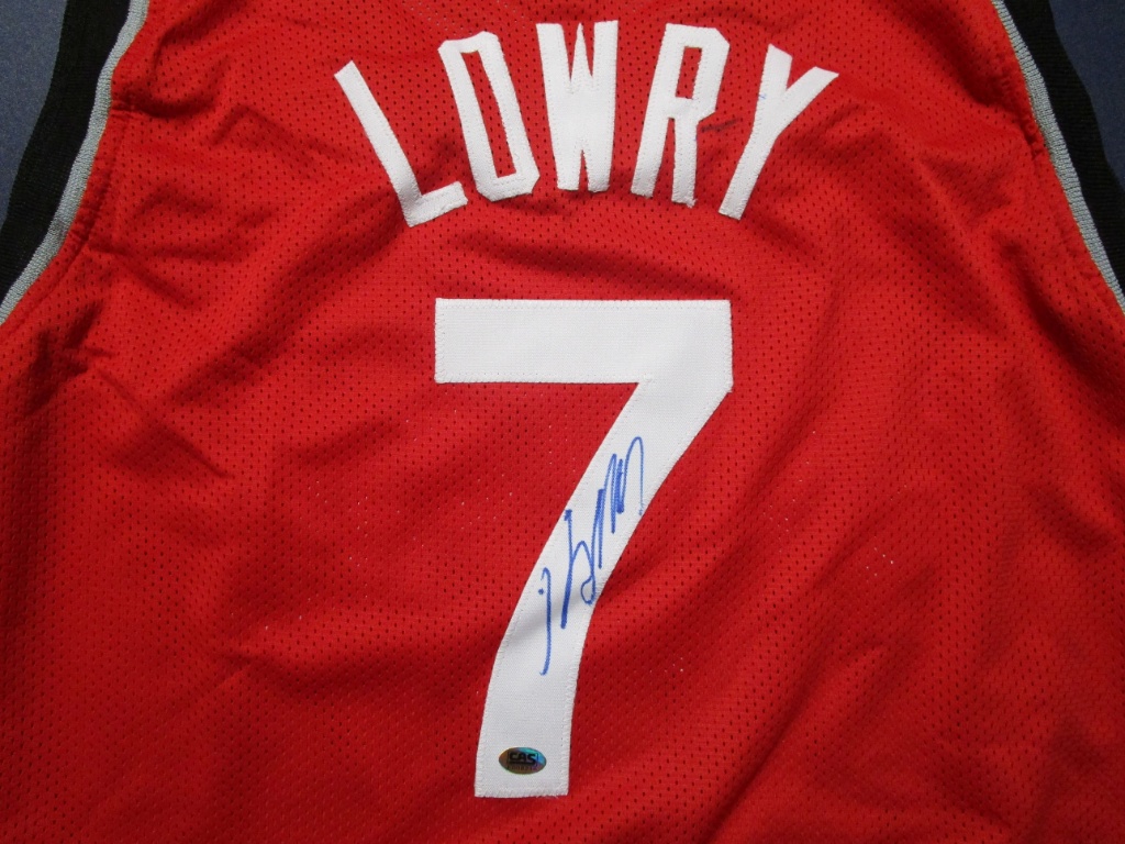 signed kyle lowry jersey
