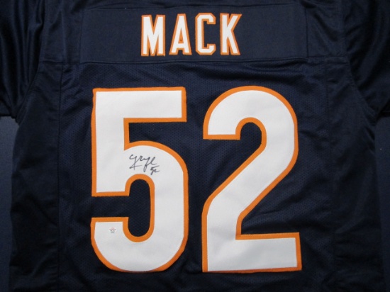Khalil Mack of the Chicago Bears signed autographed football jersey PAAS COA 648