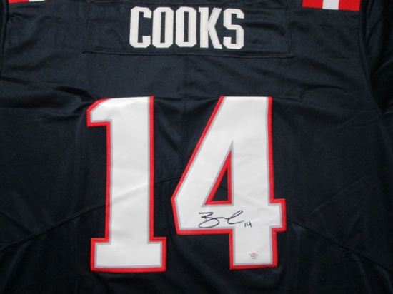 Brandin Cooks of the New England Patriots signed autographed football jersey PAAS COA 370