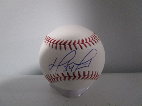 David Ortiz of the Boston Red Sox signed autographed ROMLB baseball PAAS COA 714