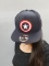 New Era Captain America Shield Black 39Thirty Fitted Hat Cap