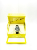Mens  Invicta Carbon Fiber Chronograph Rubber Band Watch with Box