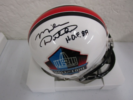 Mike Ditka of the Chicago Bears signed autographed HOF mini football helmet PAAS COA 366