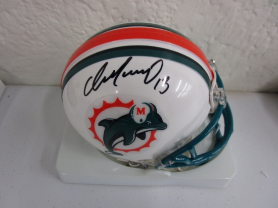 Dan Marino of the Miami Dolphins signed autographed mini football helmet CA COA 180