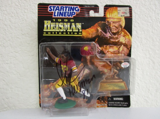 Marcus Allen of the USC Trojans signed autographed football Starting Lineup Figure PAAS COA 216