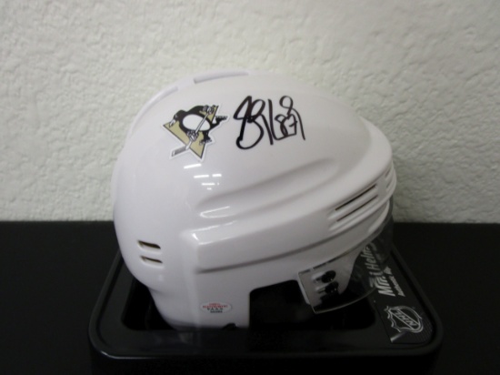 Sidney Crosby of the Pittsburgh Penguins signed autographed hockey mini helmet PAAS COA 285