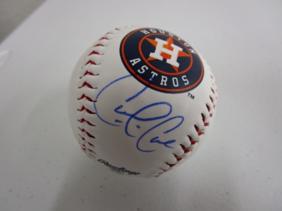 Carlos Correa of the Houston Astros signed autographed logo baseball CA COA 286
