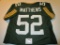 Clay Matthews III, Green Bay Packers, 6 Time All Pro, Autographed Jersey w COA