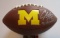 Charles Woodson, U of Michigan, Heisman Trophy Winner, Autographed Mini Football w COA