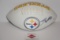 TJ Watt, Pittsburgh Steelers, Pro Bowler, Autographed Football w COA