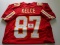 Travis Kelce, Kansas City Chiefs, 4 Time All Pro, Autographed Jersey w COA