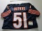 Dick Butkus, Chicago Bears, NFL Hall of Fame, Autographed Jersey w COA