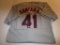 Carlos Santana, Cleveland Indians, All Star, Autographed Jersey w COA