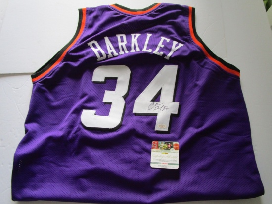 Charles Barkley, Phoenix Suns forward, NBA's MVP, Autographed Jersey w COA