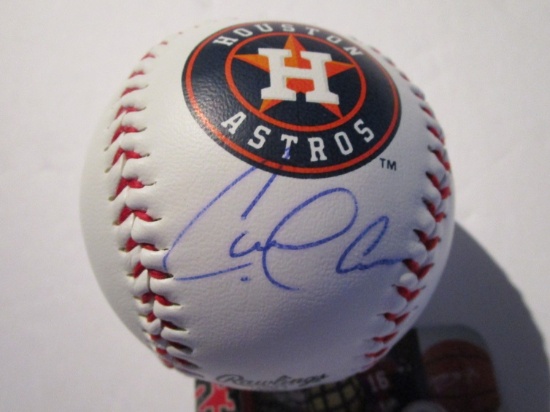Carlos Correa, Houston Astros, Rookie of the Year, Autographed Baseball w COA