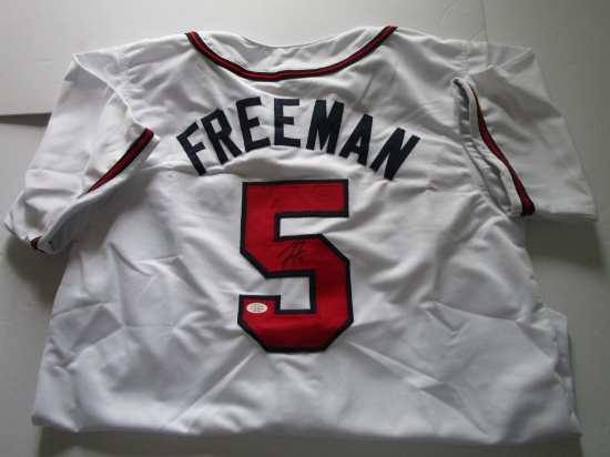 Freddie Freeman, Atlanta Braves, 4 time All Star, Autographed Jersey w COA