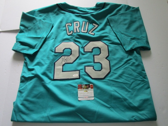 Nelson Cruz, Seattle Mariners, 6 time All Star, Autographed Jersey w COA