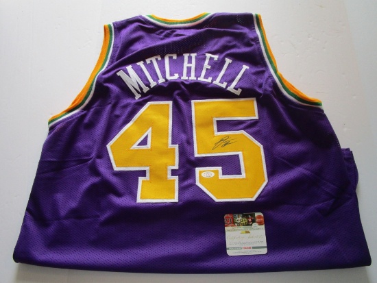 Donovan Mitchell, Utah Jazz, All Rookie Team, Autographed Jersey w COA