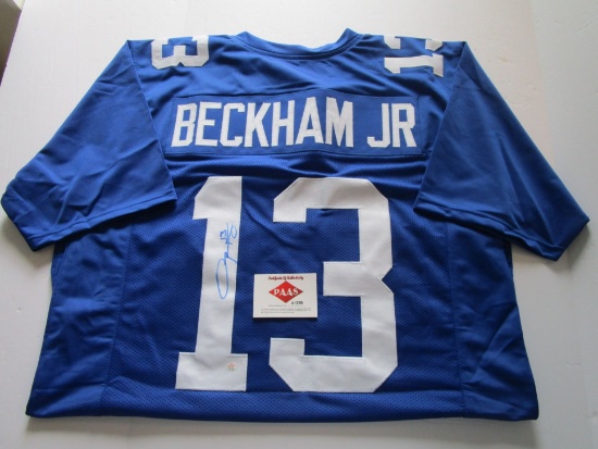 Odell Beckham Jr., NY Giants, Rookie of the Year, Autographed Jersey w COA
