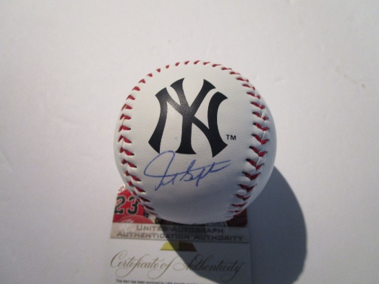 Giancarlo Stanton, NY Yankees, MVP, Autographed Baseball w COA
