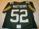 Clay Matthews III, Green Bay Packers, 6 Time All Pro, Autographed Jersey w COA