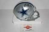 Ezekiel Elliott, Dallas Cowboys, 2 time Pro Bowl, Autographed Mini Helmet w COA