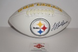 Ju Ju Smith Schuster, Pittsburgh Steelers, 2018 Pro Bowl Star, Autographed Football w COA
