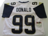 Aaron Donald, St Louis Rams, 2 Time Defensive Player of Year, Autographed Jersey w COA