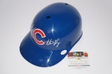 Kris Bryant & Anthony Rizzo, Chicago Cubs Stars, Autographed Mini Helmet w COA