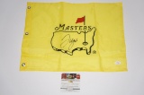 Sergio Garcia, Master's Champion, Autographed Master's Golf Flag w COA