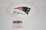 Rob Gronkowski, New England Patriots Star, Autographed Football w COA, Can not be inflated