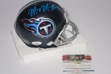 Marcus Mariota, Tennessee Titans, Heisman Trophy Winner, Autographed mini Helmet w COA