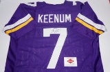 Case Keenum, Minnesota Vikings Star, Autographed Jersey w COA