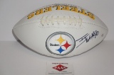 TJ Watt, Pittsburgh Steelers, Pro Bowler, Autographed Football w COA