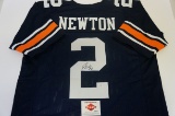 Cam Newton, Carolina Panthers, Three Time Pro Bowl, Autographed Football Jersey w COA