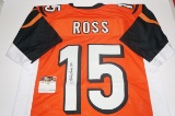 John Ross, Cincinnati Bengals Star, Autographed Jersey w COA